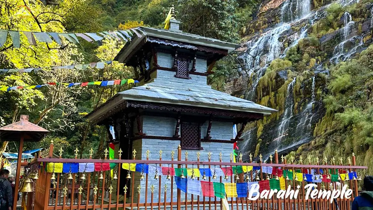Barahi Temple on the trek to Annapurna Base Camp