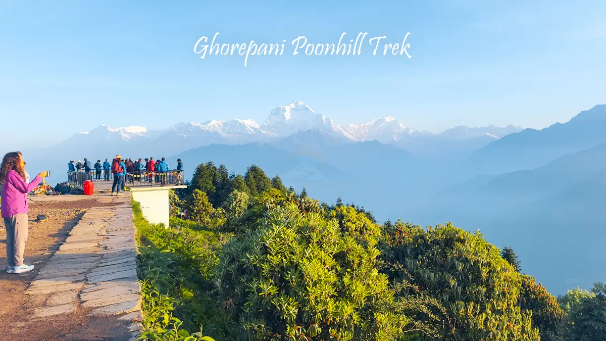 Sunrise view from Poon Hill, Ghorepani Trek