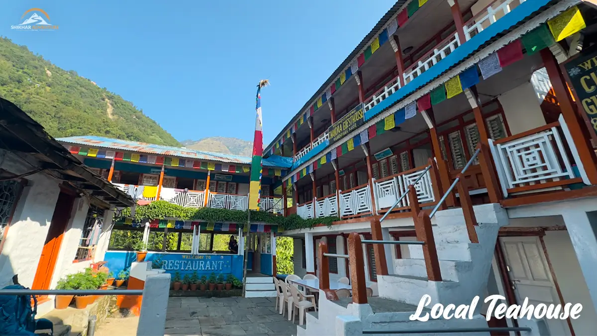 Local teahouse along the Ghorepani Poonhill Trail