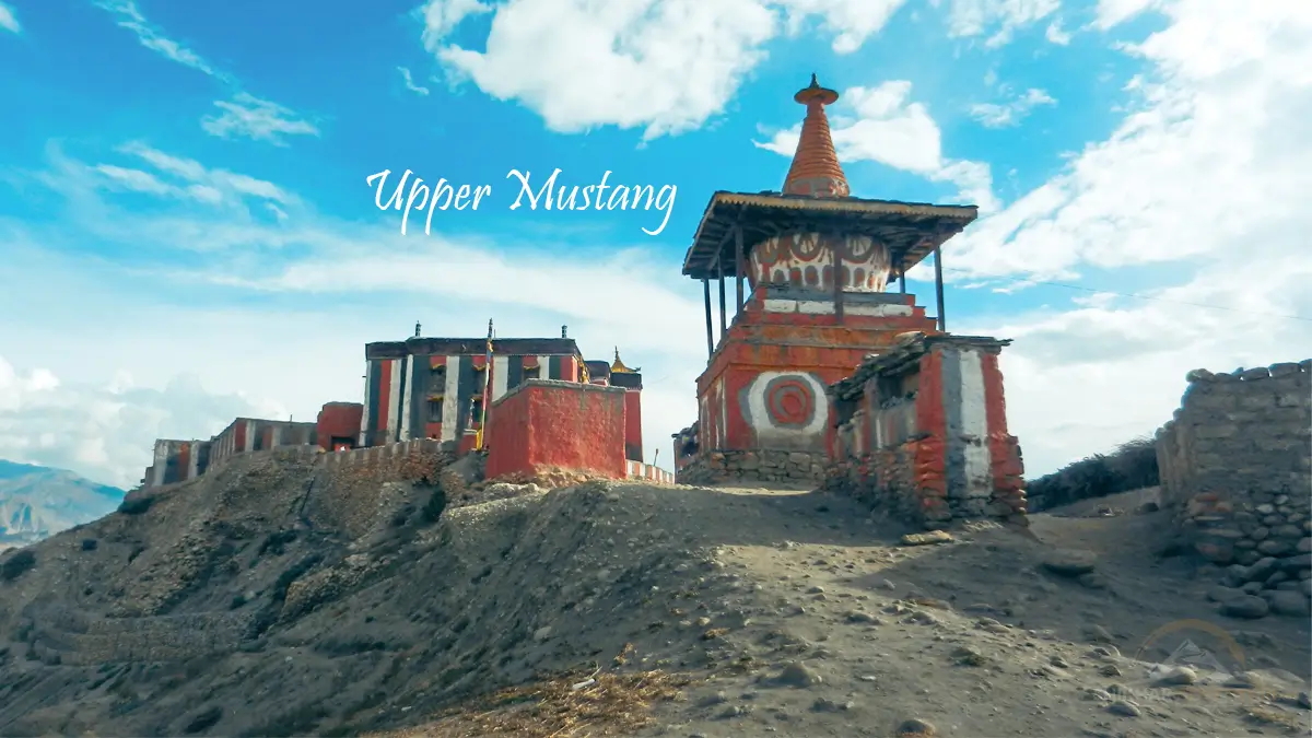 Barren landscapes and traditional villages of Upper Mustang