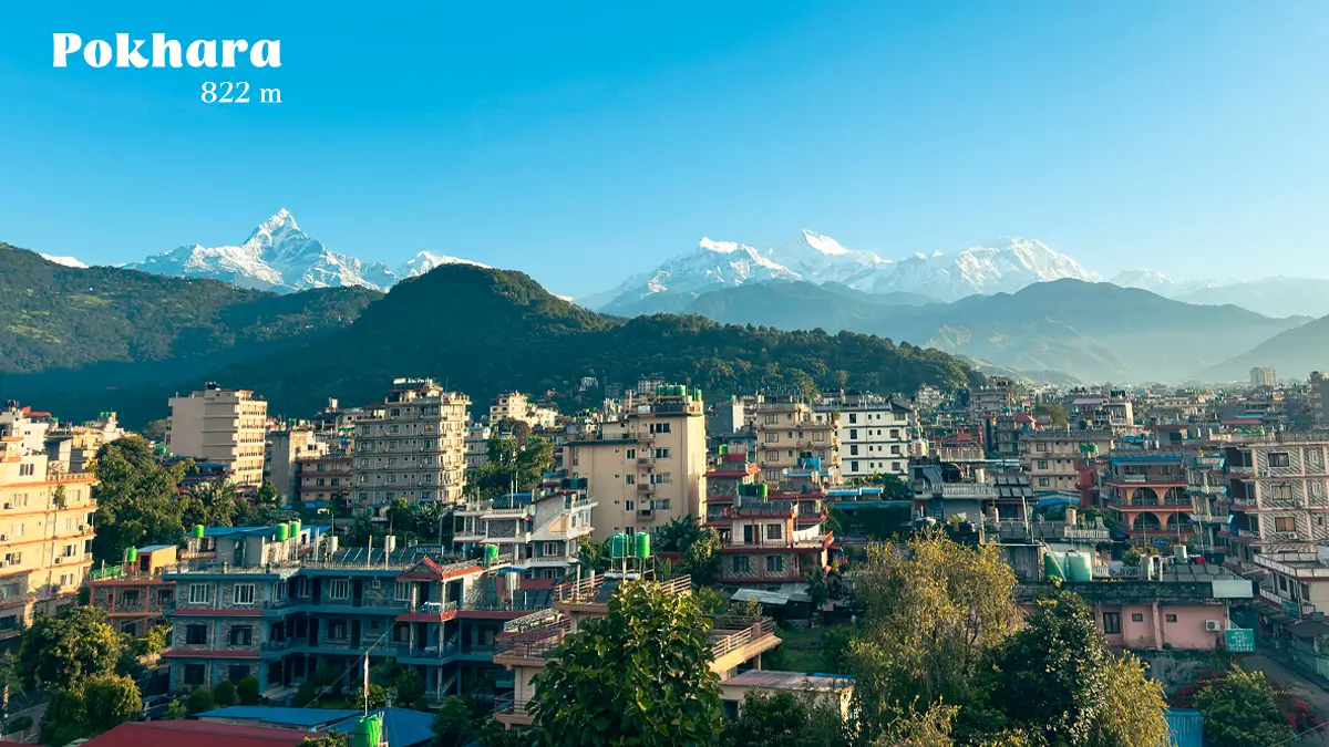 Beautiful City of Pokhara, Annapurna Region, Nepal