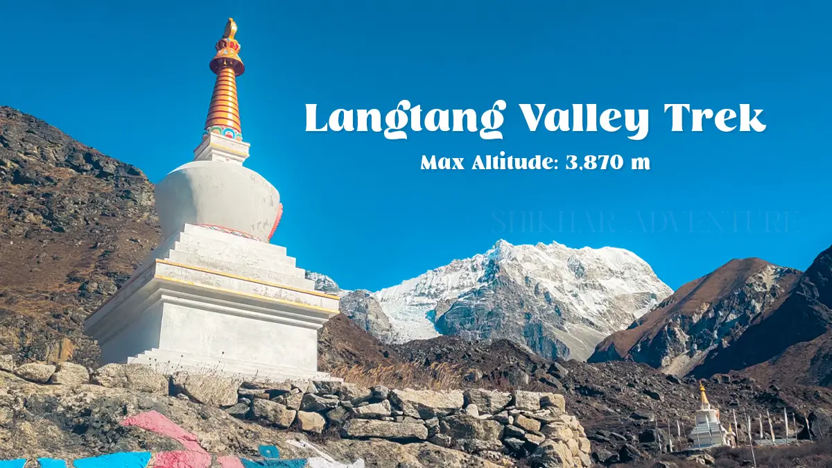 En route the Langtang Valley Trek