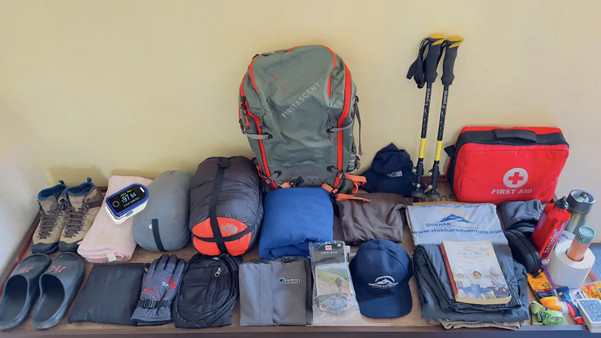 Essential Items to pack for EBC trek: Kids