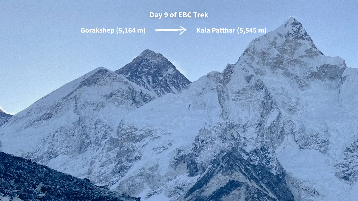 Everest Base Camp Trek, Day 9: The final ascend to Kala Patthar