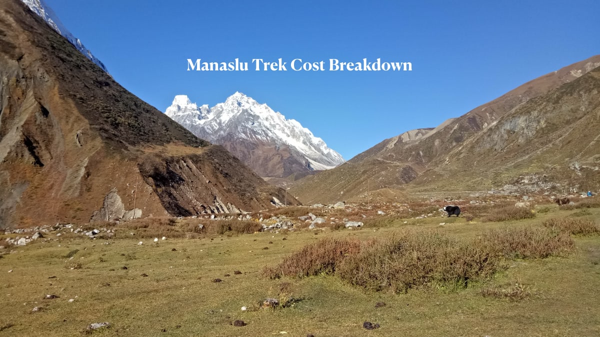 Manaslu Circuit Trek Detailed Cost Breakdown