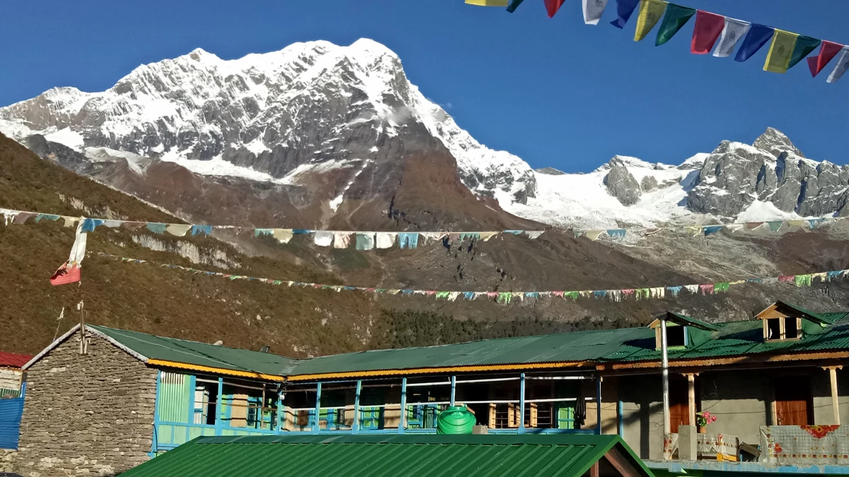 Teahouse accommodation on Manaslu Circuit trek basic mountain lodging for trekkers