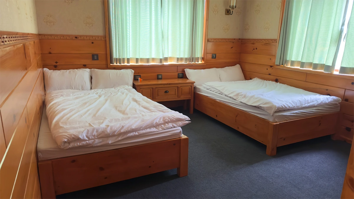 Comfortable teahouse accommodation during the Everest Base Camp Trek