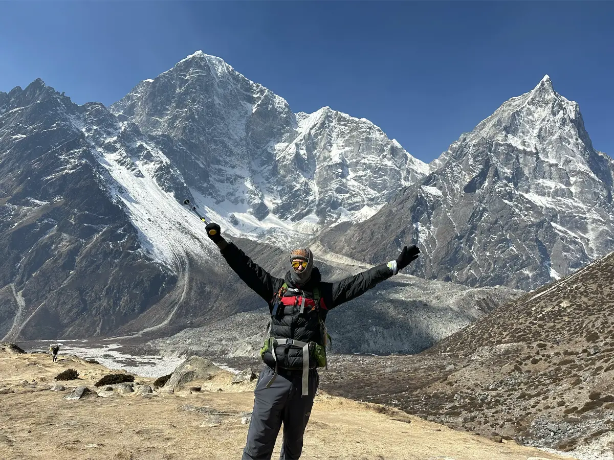 Trekkers enjoying the choice they made for doing the Everest Base Camp Trek