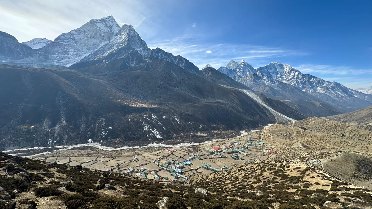 Dingboche from Nangkartshang Hill