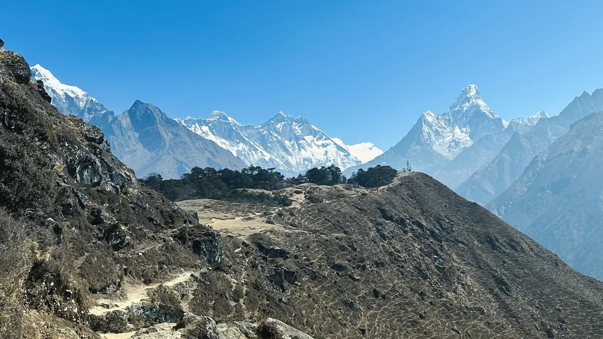 Hiking to Everest View Hotel