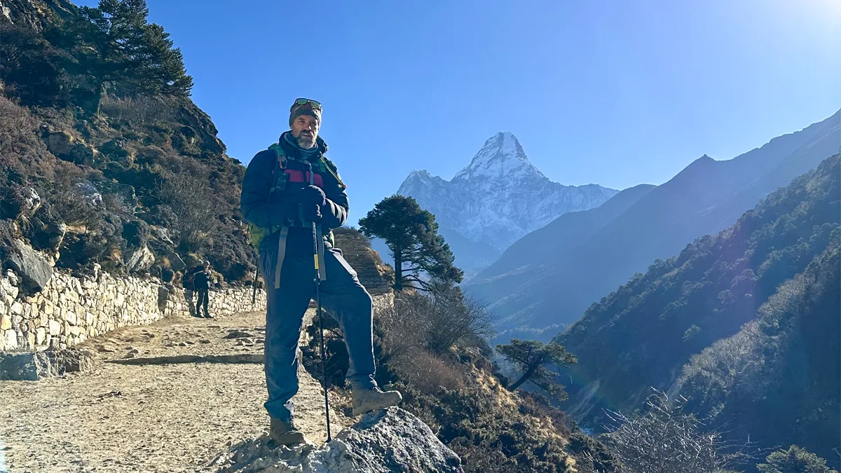 Trail between Tengboche and Dingboche