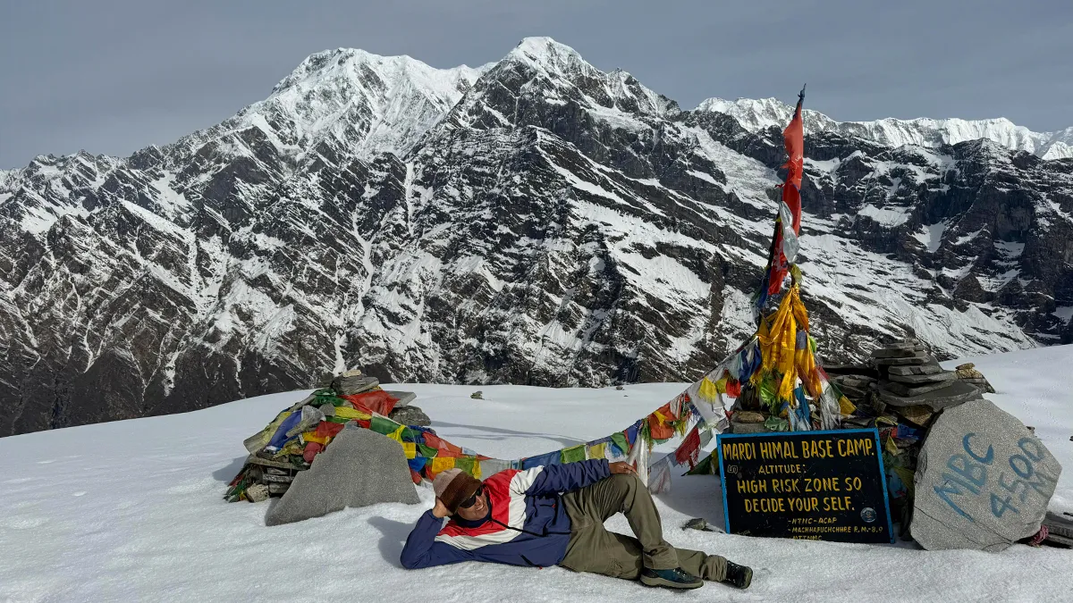 Mardi Himal Base Camp (4,500 meters), Annapurna, Nepal